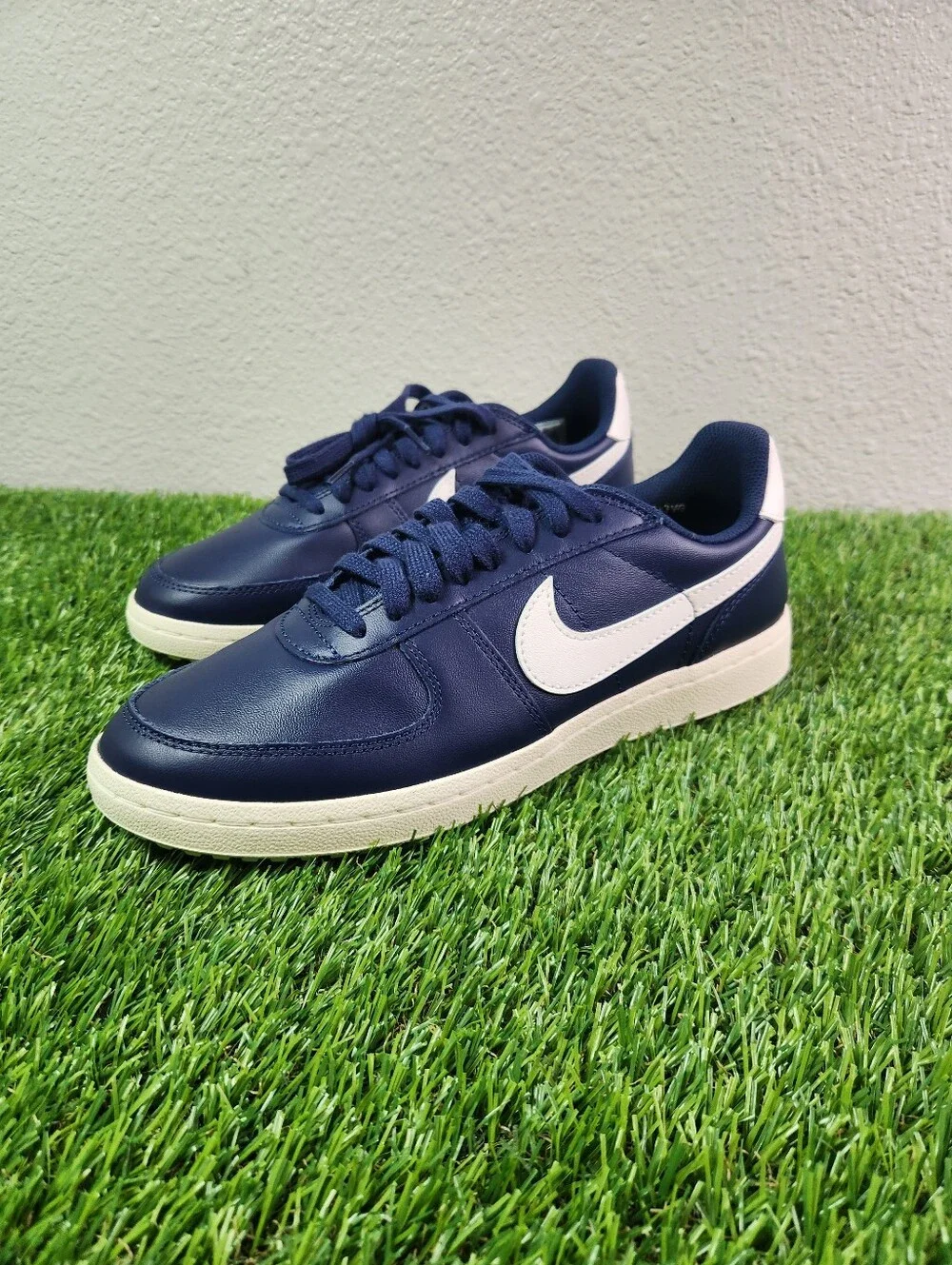 Nike Field General Leather Midnight Navy Sail Men’s Size 9 IH1343-400